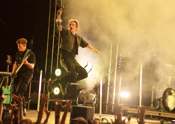 Pictures of Baby Lasagna in concert taken by David Gasson
