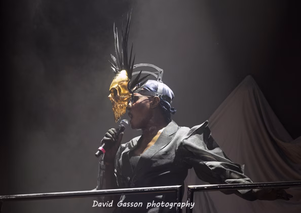 Picture of Grace Jones in Concert in Pula taken by David Gasson