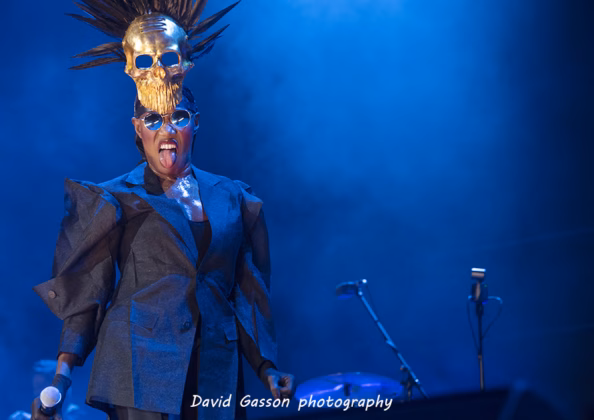 Picture of Grace Jones in Concert in Pula taken by David Gasson