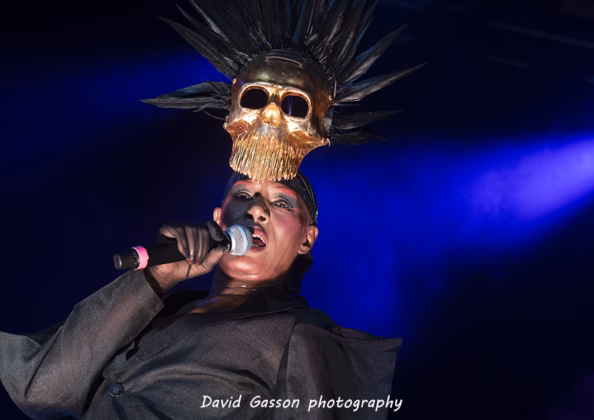 Picture of Grace Jones in Concert in Pula taken by David Gasson