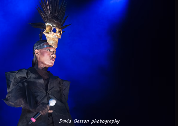 Picture of Grace Jones in Concert in Pula taken by David Gasson