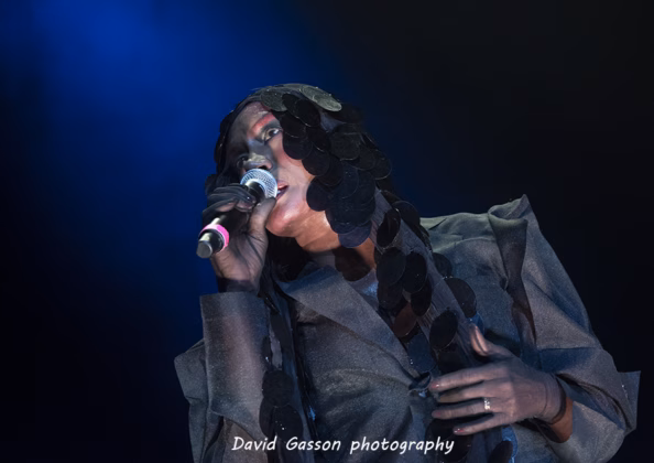 Picture of Grace Jones in Concert in Pula taken by David Gasson