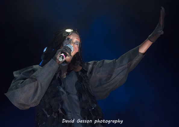 Picture of Grace Jones in Concert in Pula taken by David Gasson