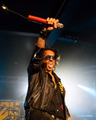 Picture of Crazy Lixx in concert taken by Dan Leo Lindeberg