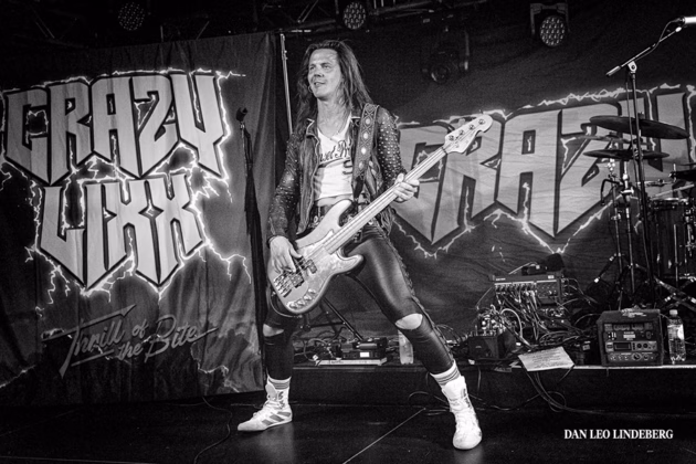 Picture of Crazy Lixx in concert taken by Dan Leo Lindeberg