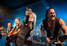 Picture of Kissin' Dynamite in concert taken by Dan Leo Lindeberg