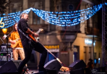 Picture of Radu Iaszberenyi in concert taken by Iuliana Pasca