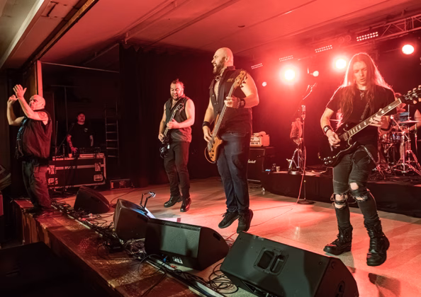 Picture of Blaze Bayley in concert taken by Lennart Håård