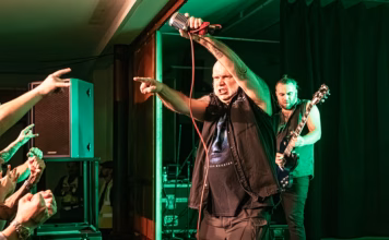 Picture of Blaze Bayley in concert taken by Lennart Håård