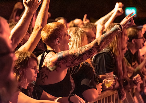 Picture of Blaze Bayley in concert taken by Lennart Håård