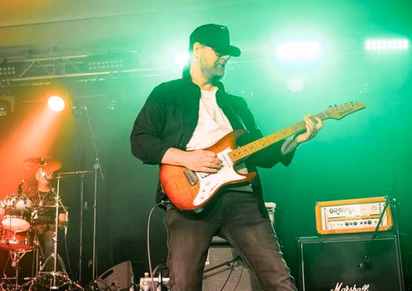 Picture of Arrow in concert taken by Lennart Håård