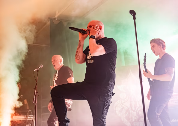 Picture of Tad Morose in concert taken by Lennart Håård