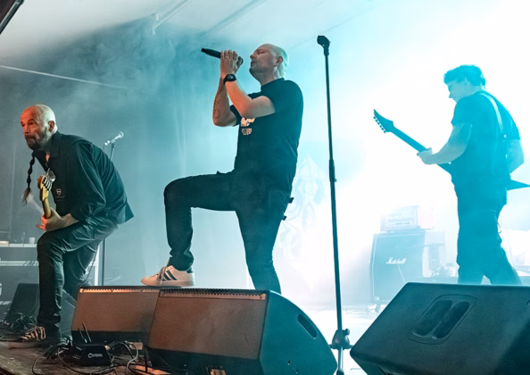 Picture of Tad Morose in concert taken by Lennart Håård