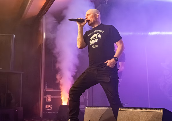 Picture of Tad Morose in concert taken by Lennart Håård