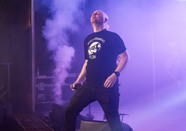Picture of Tad Morose in concert taken by Lennart Håård