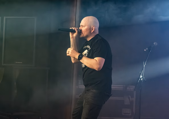 Picture of Tad Morose in concert taken by Lennart Håård