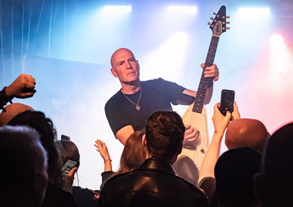 Picture of Tad Morose in concert taken by Lennart Håård