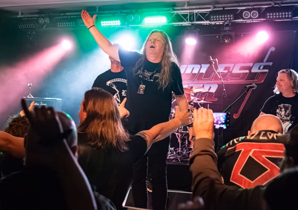 Picture of Mindless Sinner in concert taken by Lennart Håård