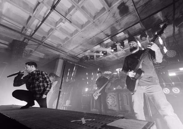 Picture of Whitechapel in concert taken by Brooke Champine