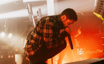 Picture of Whitechapel in concert taken by Brooke Champine