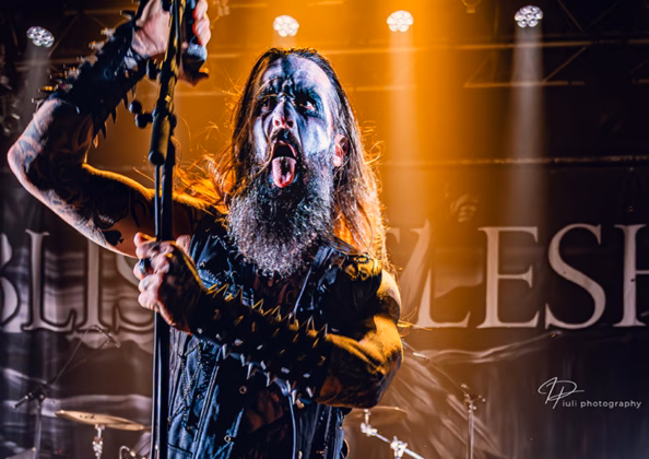 Picture of Bliss of Flesh in concert taken by Iuliana Pasca