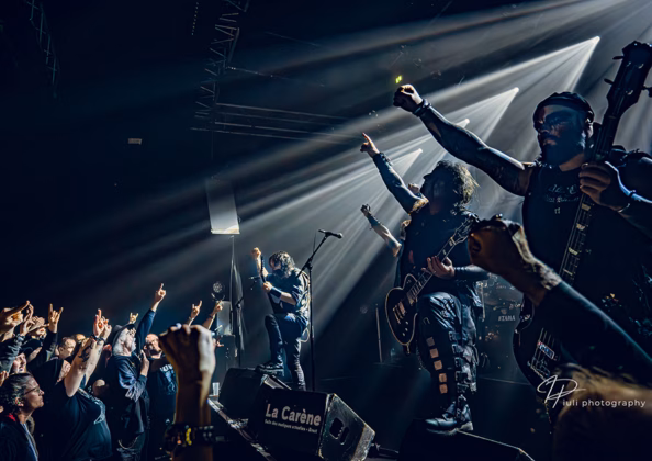 Picture of Bliss of Flesh in concert taken by Iuliana Pasca