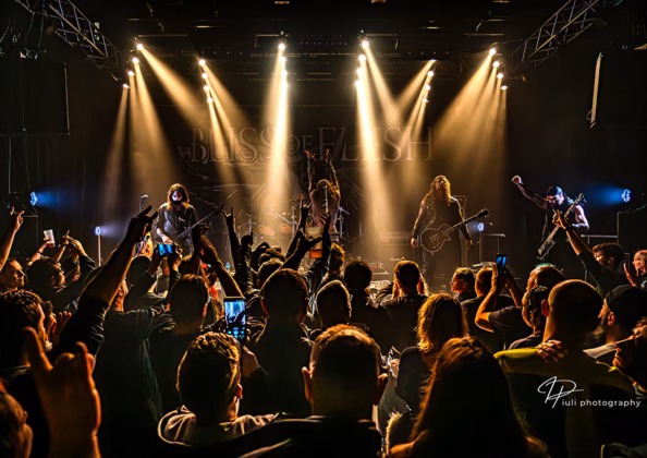 Picture of Bliss of Flesh in concert taken by Iuliana Pasca