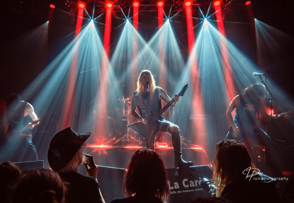 Picture of Necrowretch in concert taken by Iuliana Pasca