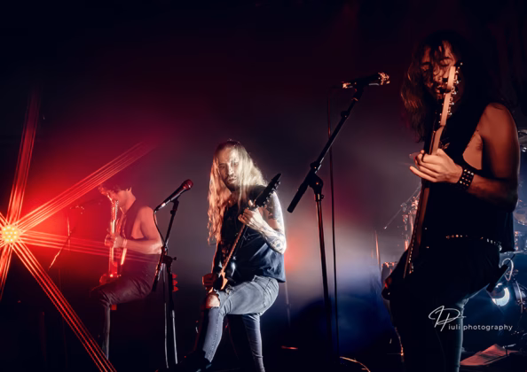 Picture of Necrowretch in concert taken by Iuliana Pasca