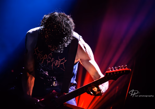 Picture of Necrowretch in concert taken by Iuliana Pasca