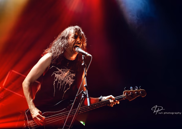 Picture of Necrowretch in concert taken by Iuliana Pasca