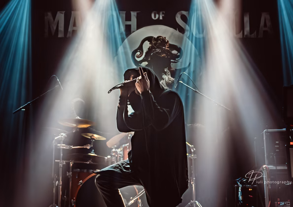 Picture of March of Scylla in concert taken by Iuliana Pasca