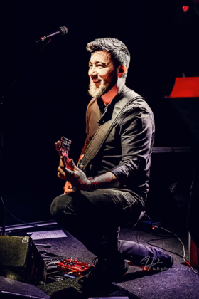 Picture of Hteththemeth in concert taken by Iuliana Pasca