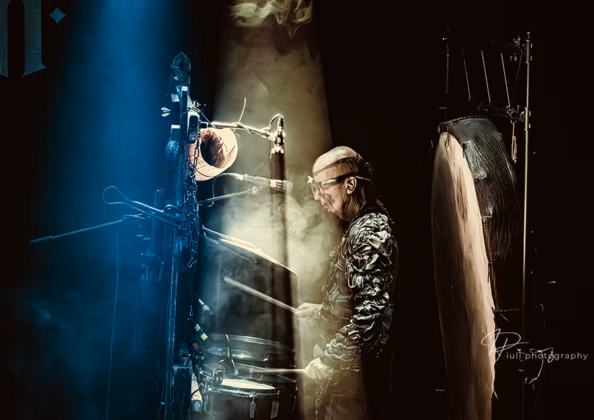 Picture of Corvus Corax in concert taken by Iuliana Pasca