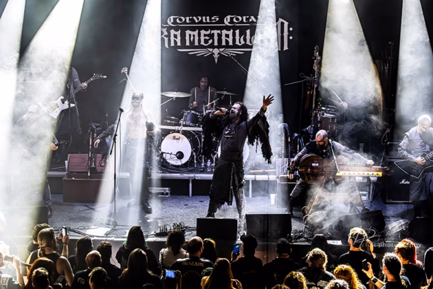 Picture of Corvus Corax in concert taken by Iuliana Pasca