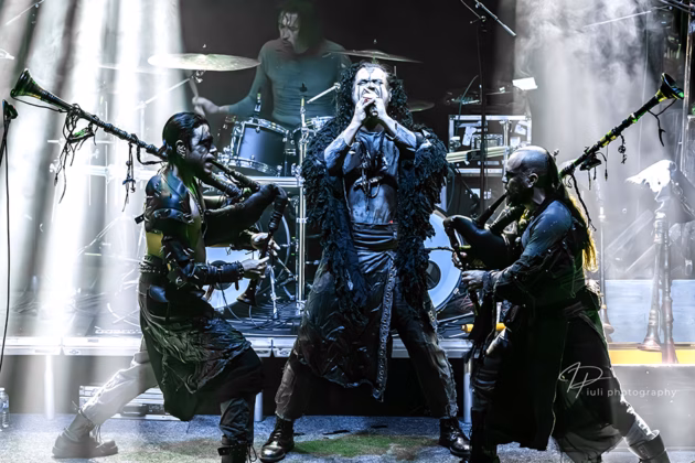 Picture of Corvus Corax in concert taken by Iuliana Pasca