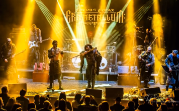 Picture of Corvus Corax in concert taken by Iuliana Pasca