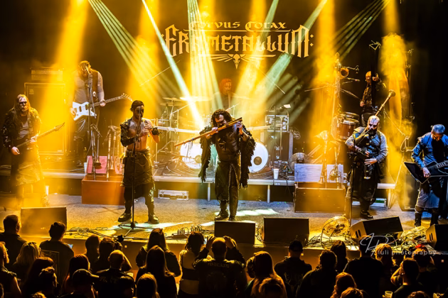 Picture of Corvus Corax in concert taken by Iuliana Pasca