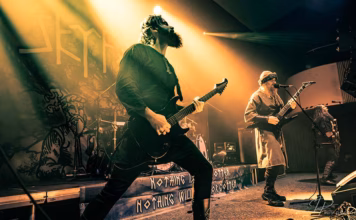 Picture of Skyforger in concert taken by Iuliana Pasca