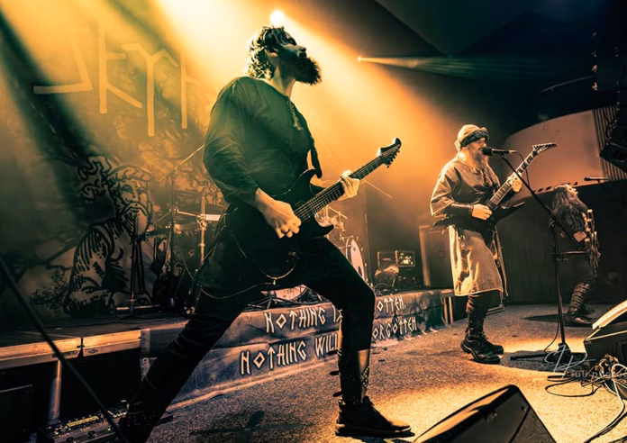 Picture of Skyforger in concert taken by Iuliana Pasca