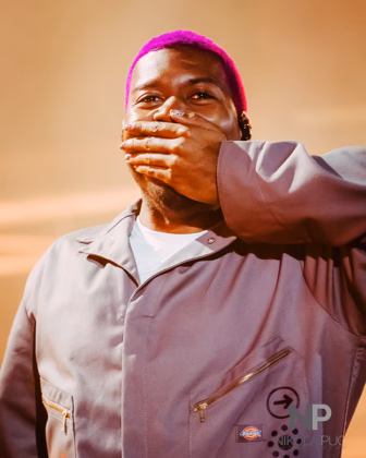 Picture of Khalid taken in concert by Nikolai Puc