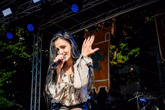 A picture of An Theos in concert taken by Iuliana Pasca