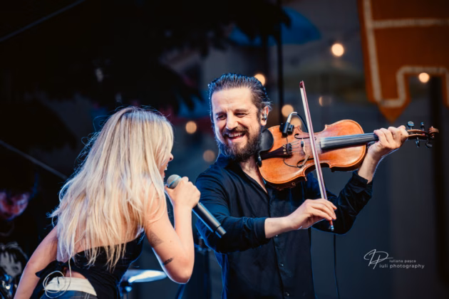 A picture of Ilinca in concert taken by Iuliana Pasca