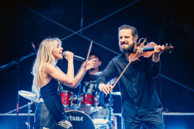 A picture of Ilinca in concert taken by Iuliana Pasca