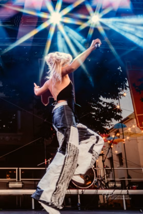 A picture of Ilinca in concert taken by Iuliana Pasca