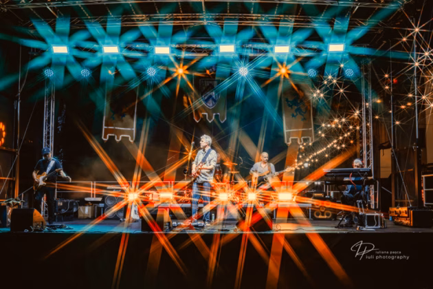 A picture of Nightlosers in concert taken by Iuliana Pasca