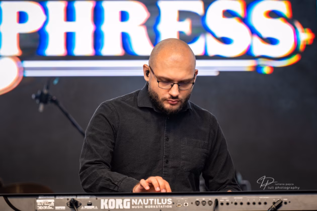 A picture of Symphress in concert taken by Iuliana Pasca