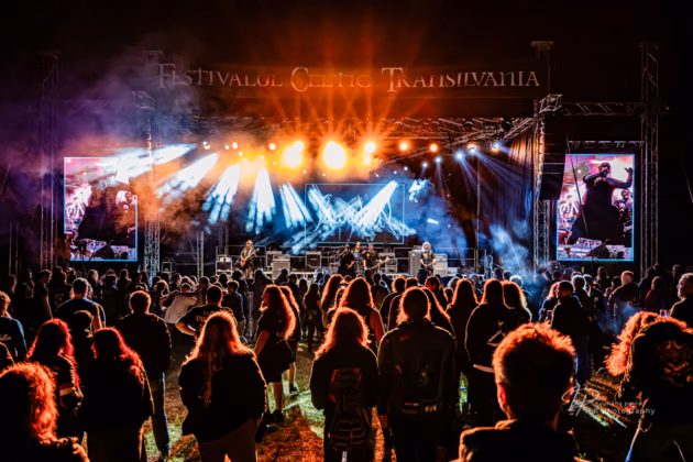 A picture of Gwydion in concert taken by Iuliana Pasca