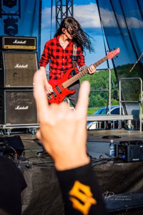 A picture of Katharein in concert taken by Iuliana Pasca