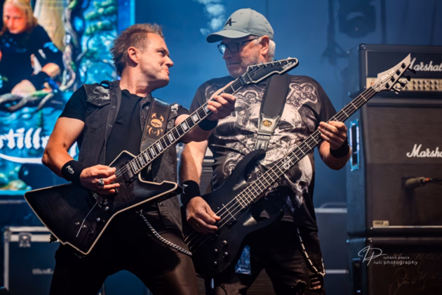 A picture of Artillery in concert taken by Iuliana Pasca